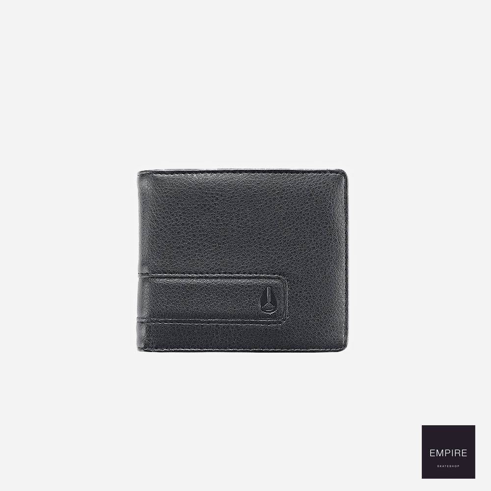 Nixon Showdown Bi -Fold Zip Id Wallet - All Black