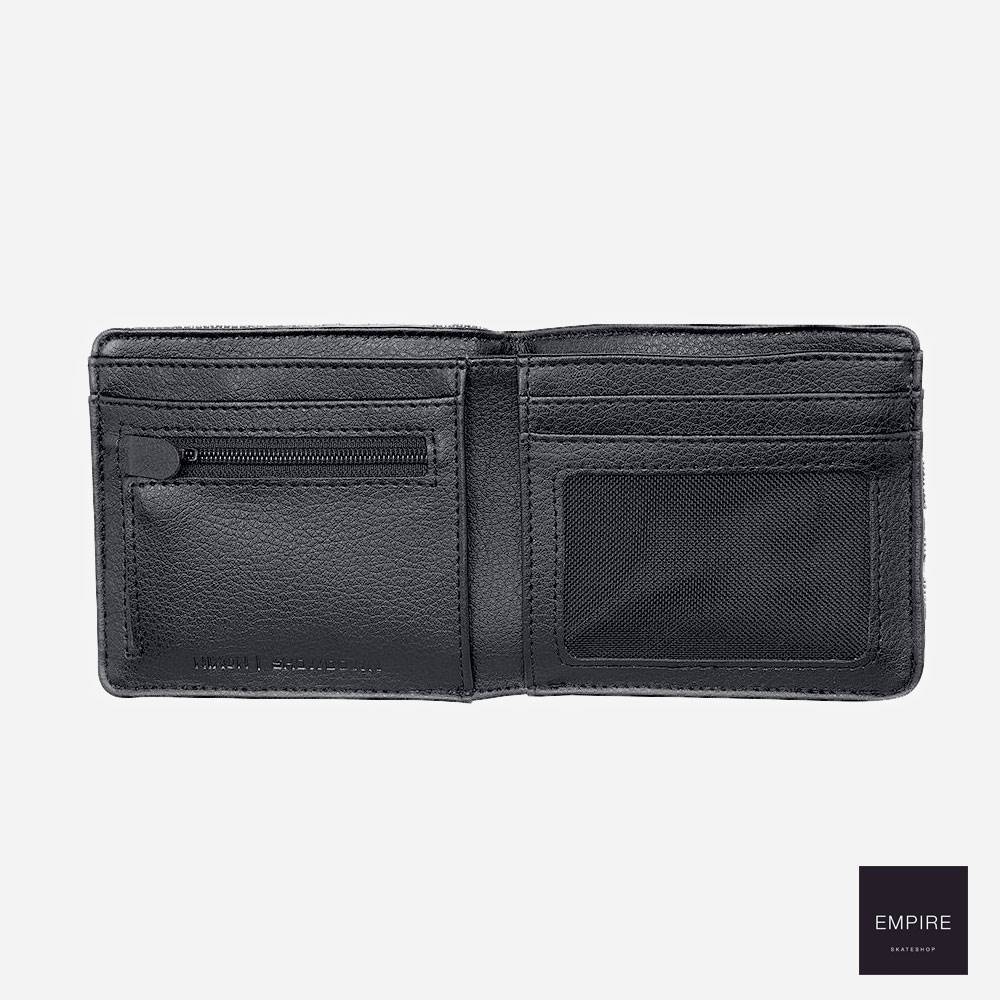 Nixon Showdown Bi -Fold Zip Id Wallet - All Black
