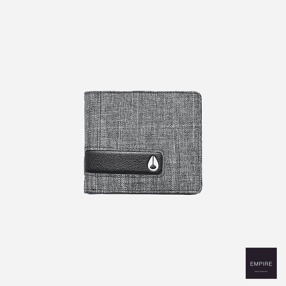 Nixon Showdown Bi -Fold Zip Id Wallet - Black Wash