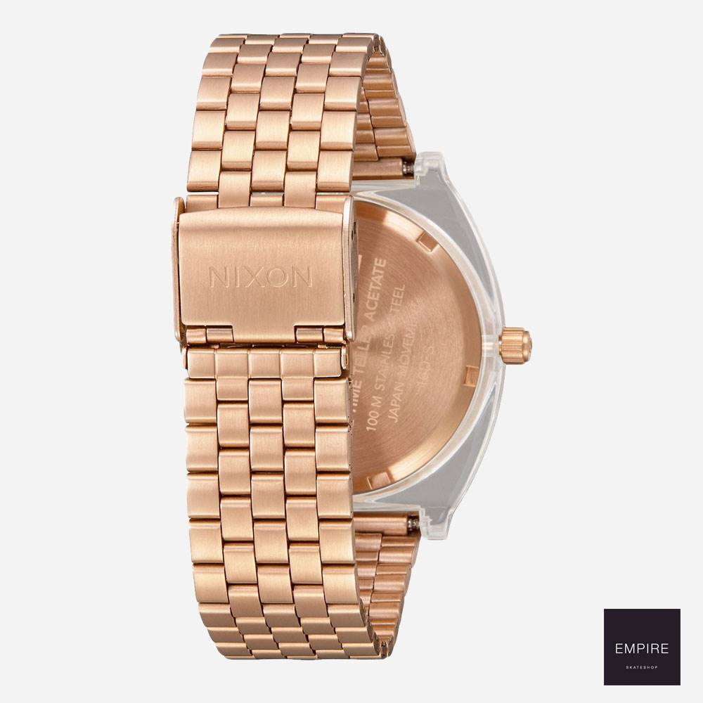 NIXON THE TIME TELLER ACETATE - Rose gold clear