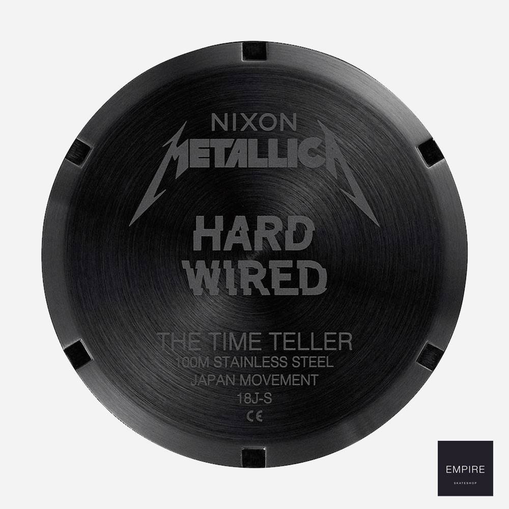 Nixon X Metallica The Time Teller Hardwired - Black