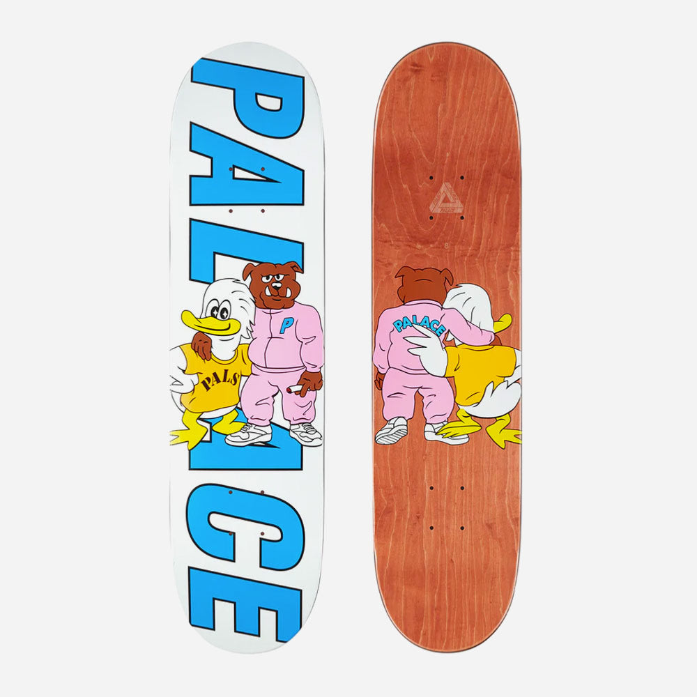 PALACE SKATEBOARDS - DUCK & DOG DECK - White