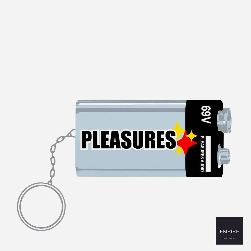 PLEASURES - CHARGE PVC KEYCHAIN - Grey