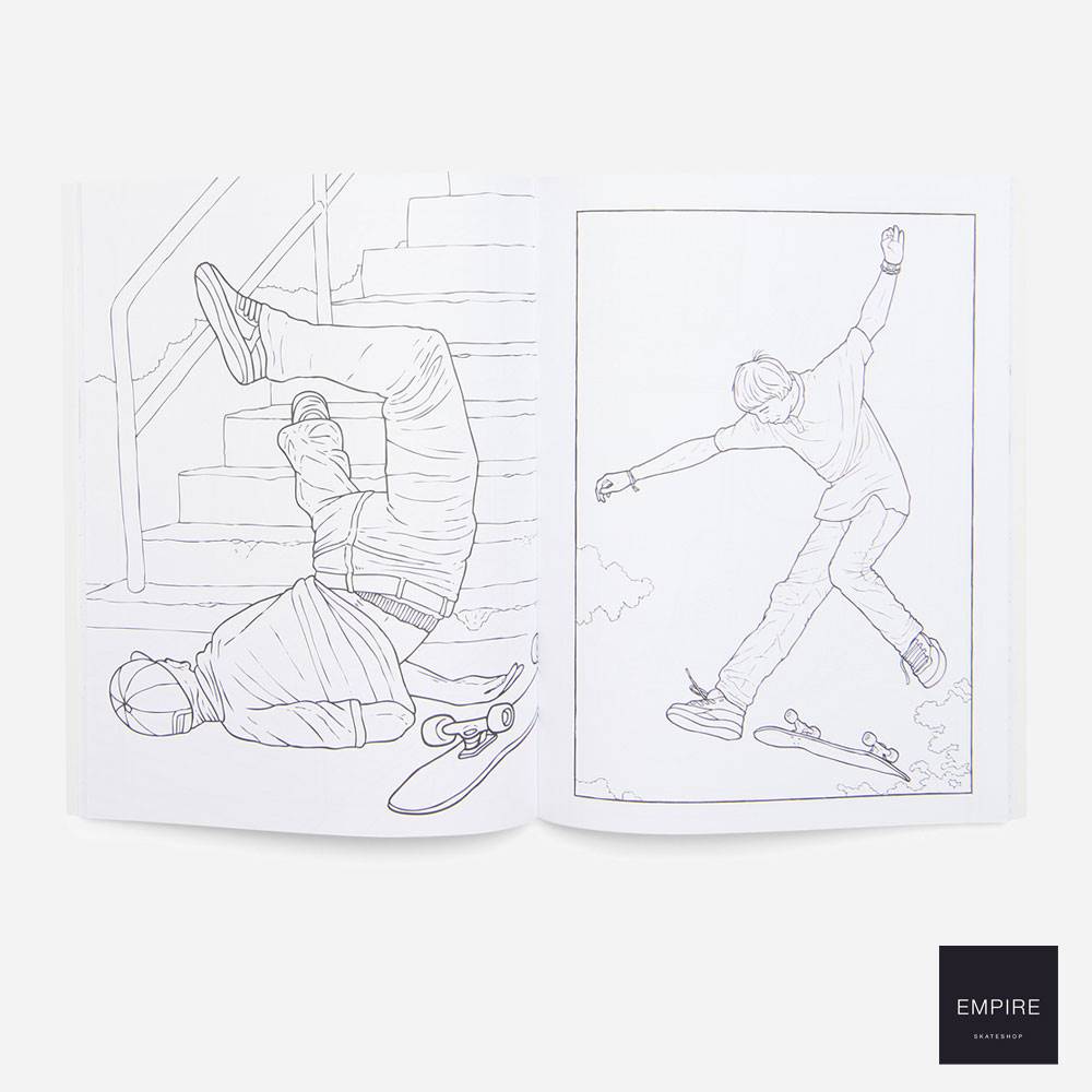 SKATEBOARDING COLORING BOOK
