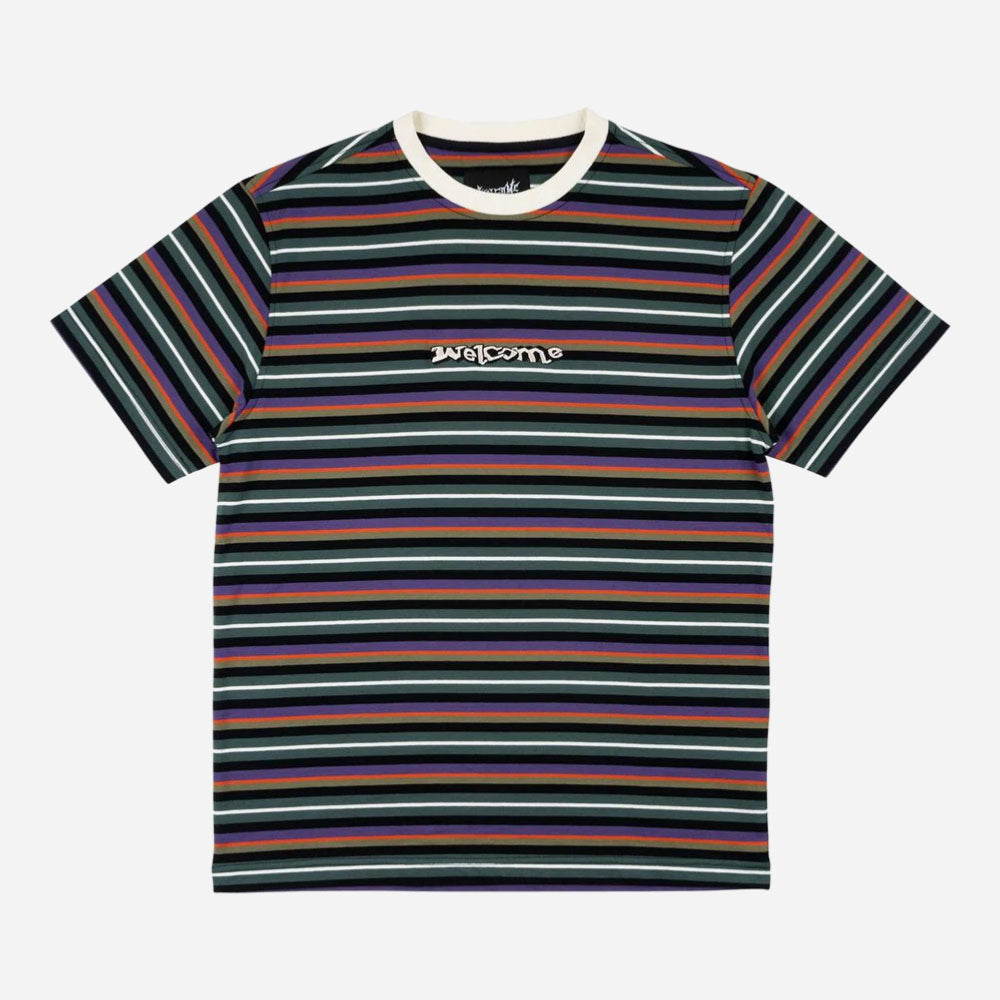 Welcome skateboards - Surf Striped Yarn -Dyed S -Knit - Forest
