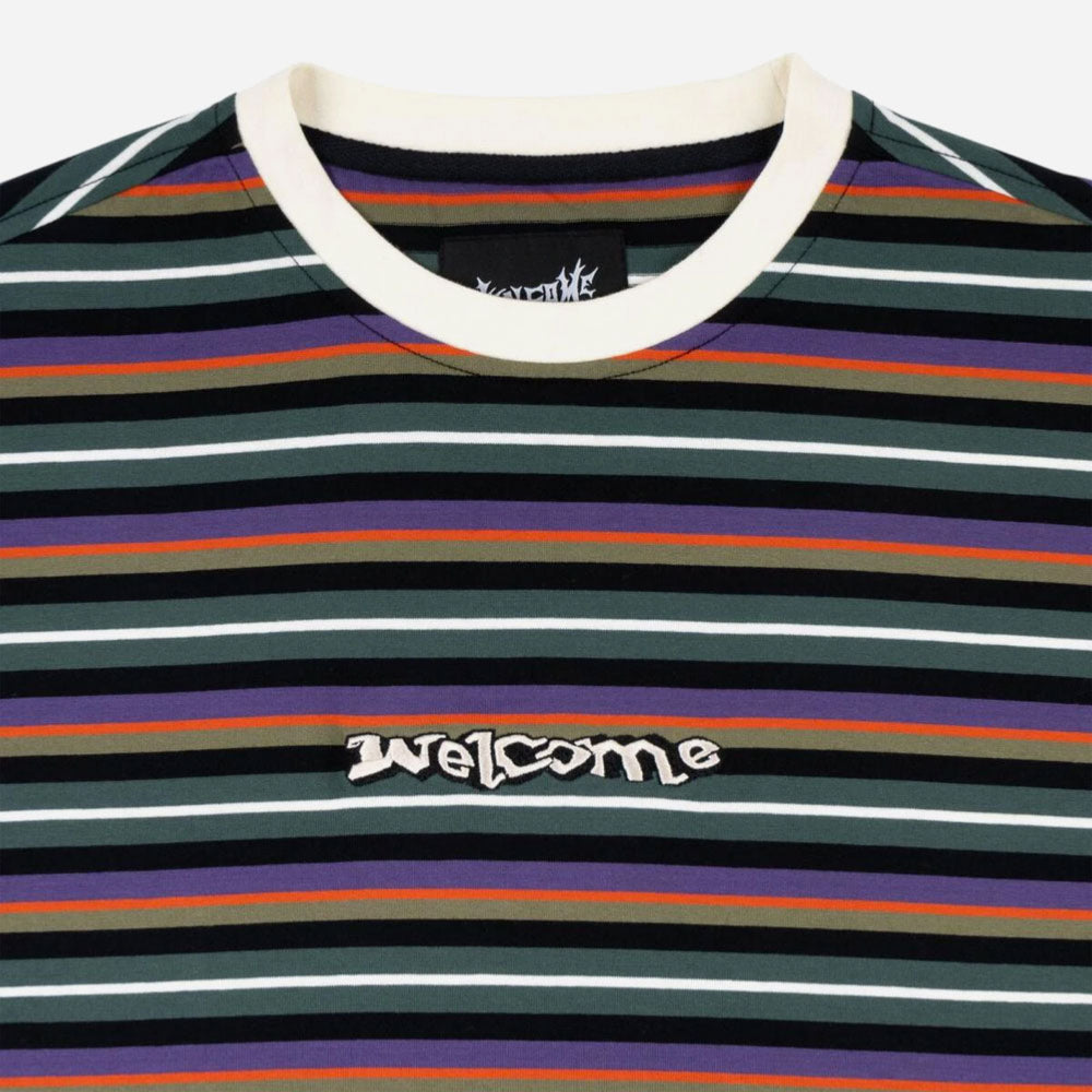 Welcome skateboards - Surf Striped Yarn -Dyed S -Knit - Forest